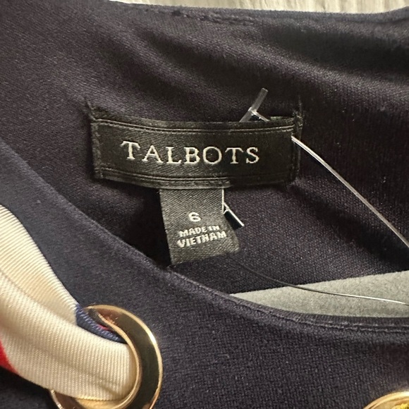 🆕 Talbots PONTE FIT & FLARE DRESS - Picture 4 of 9